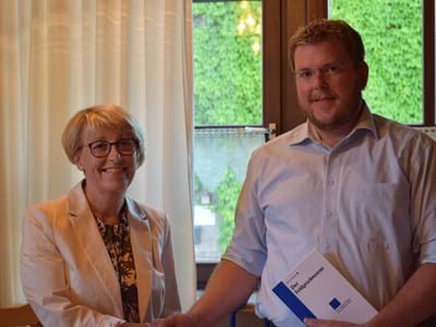 Vereidigung des Feldgeschworenen Tobias Pfenning