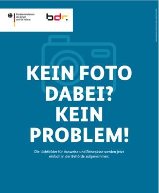Gesetzliche Änderung seit 01.05.2025 – Nur noch digitale Lichtbilder bei Reisepässen und Personalausweisen 